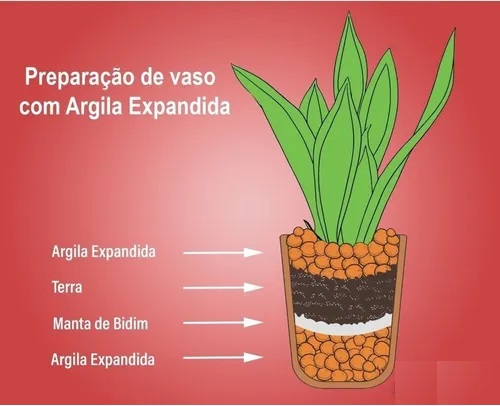 Argila expandida 3222 Graúda -Sc 18Kg 50 litros - Imagem 5