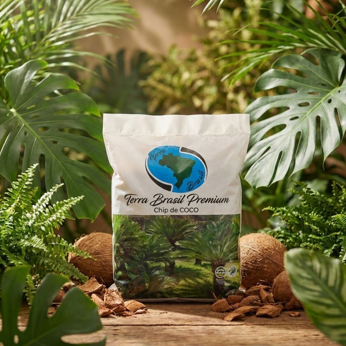 Chip de Coco Terra Brasil 300g - Substrato Premium - Imagem 2