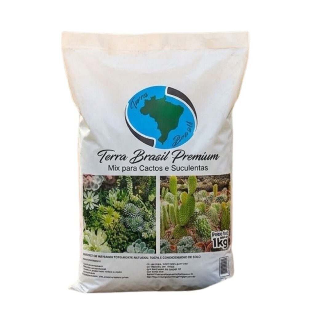 Mix Para Cactos e Suculentas Terra Brasil 1kg - Substrato