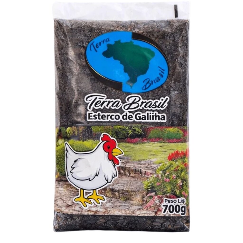 Esterco de Galinha Terra Brasil 700g  Adubo Orgânico Natural