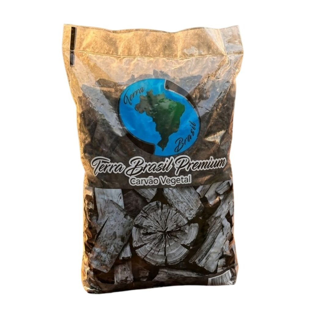 Carvão Vegetal Terra Brasil 200g - Ideal para Mudas e Vasos