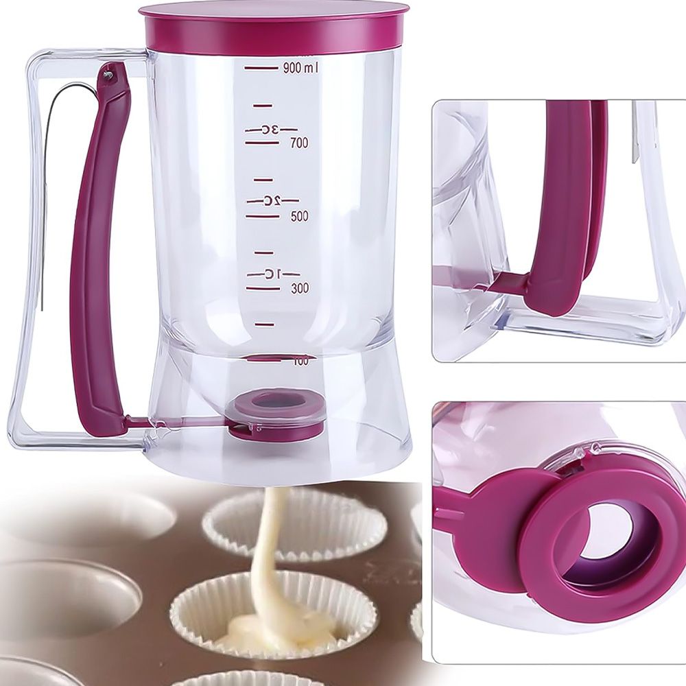 Copo Dispenser de Massa para Cupcake e Panqueca Top Rio