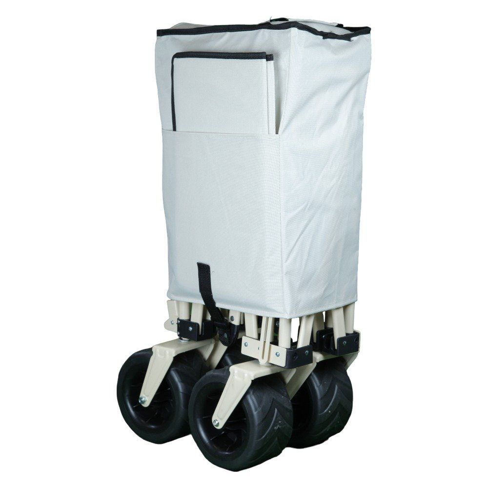 Carrinho de Carga Dobrável 80Kg Multiuso Bege NAUTIKA - Imagem 6