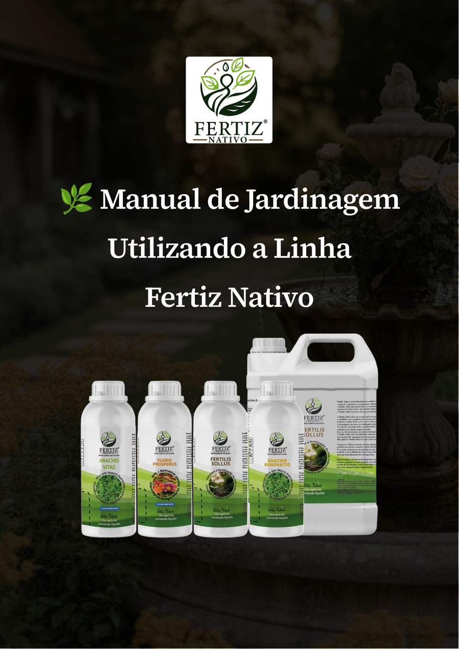 Capa — Manual de Jardinagem com a Linha Fertiz Nativo