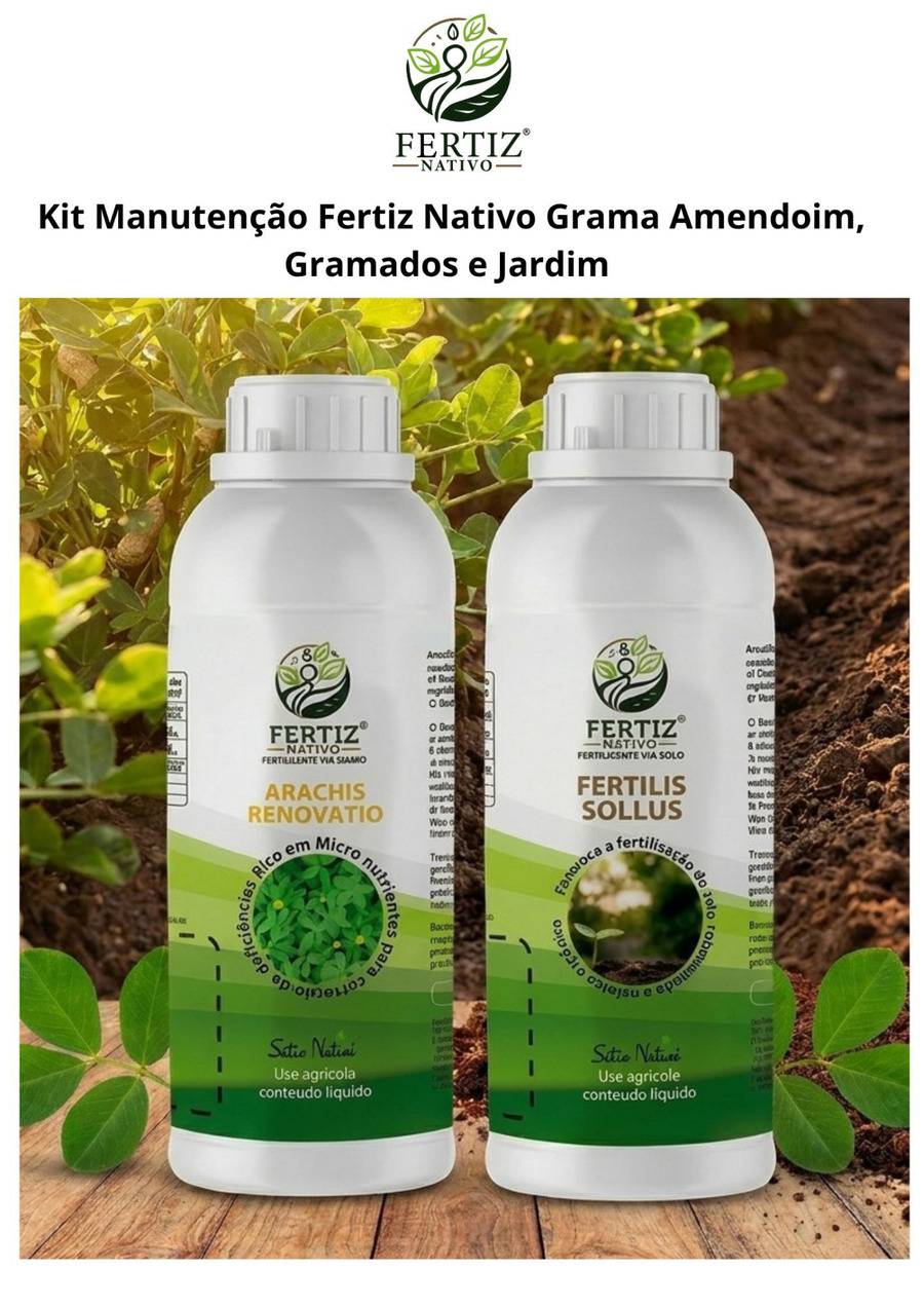 Capa — Kit Manutenção — Grama Amendoim, Gramados e Jardim