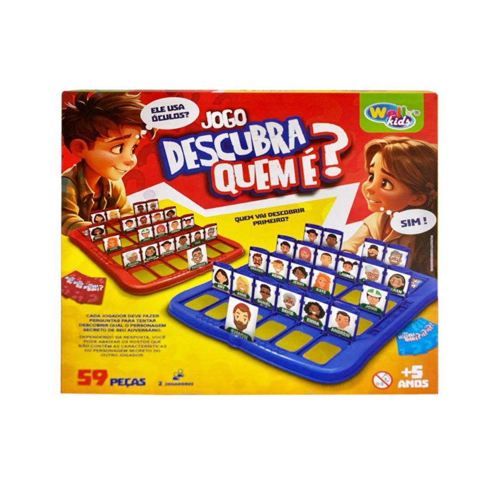 Jogo Descubra o Personagem Perguntas Respostas Well Kids - Imagem 2