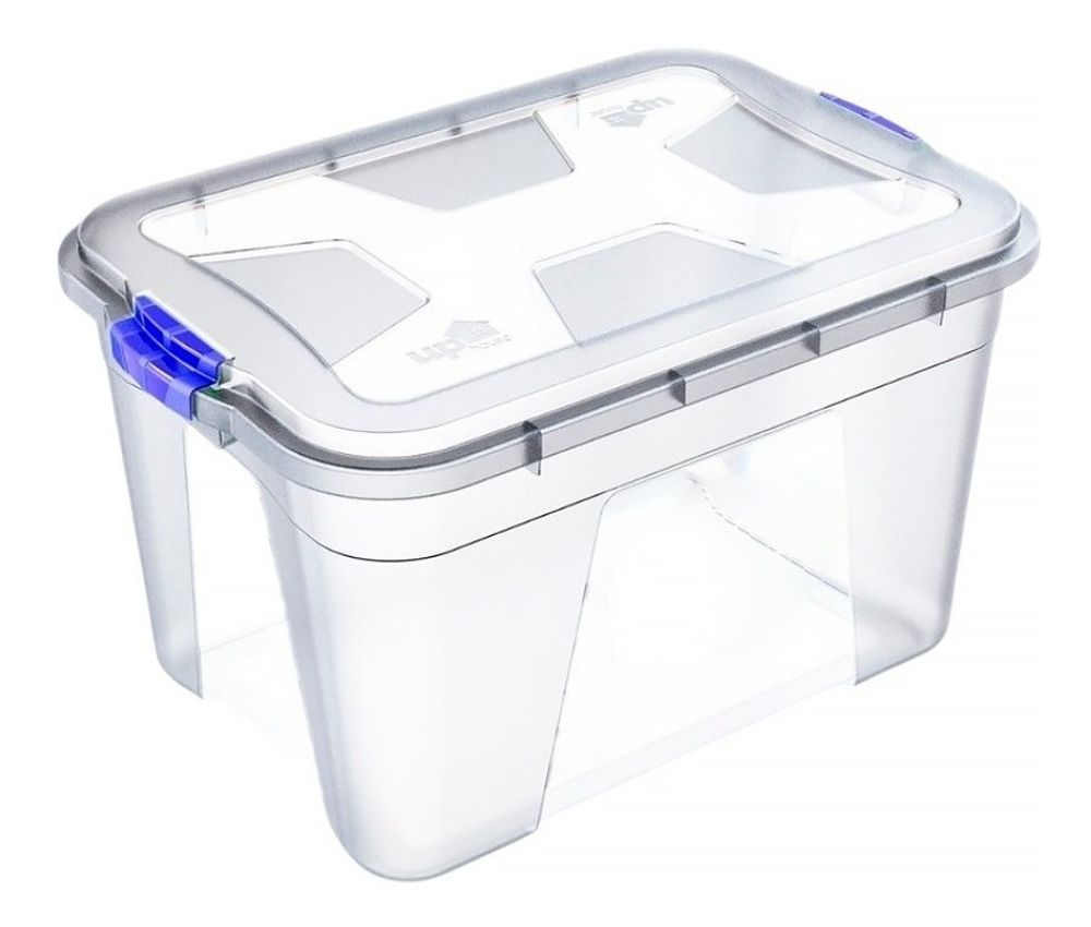 Caixa Organizadora Transparente 56L UNINJET - Imagem 4
