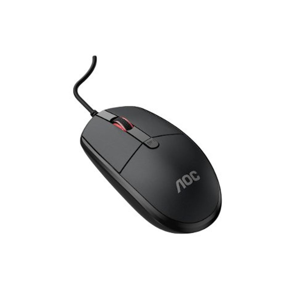 Mouse com Fio AOC Computador Notebook Preto