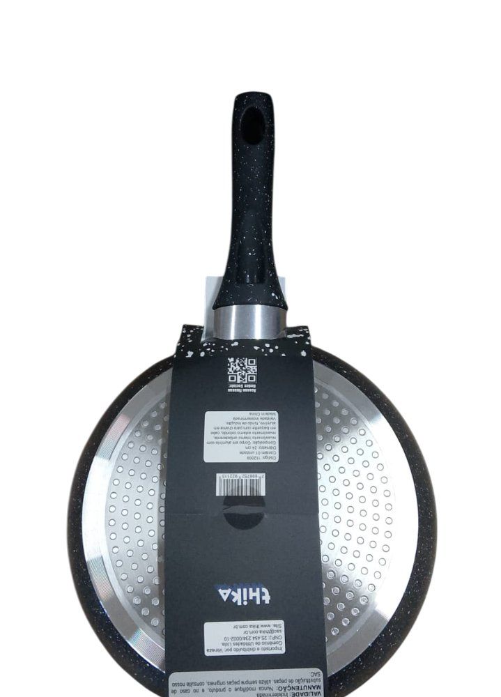 Frigideira Antiaderente Alumínio Multifuncional 24cm Vermelh - Imagem 3