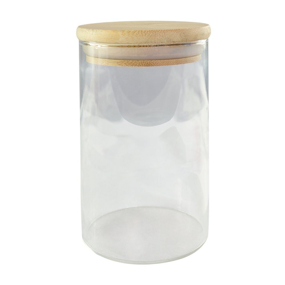 Pote Vidro Tampa Bambu 450ml para Mantimentos Wincy - Imagem 6