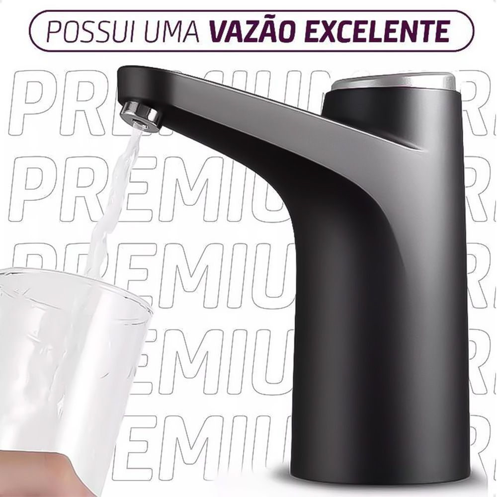 Bomba Elétrica Recarregável para Galão de Água Top Rio - Imagem 2