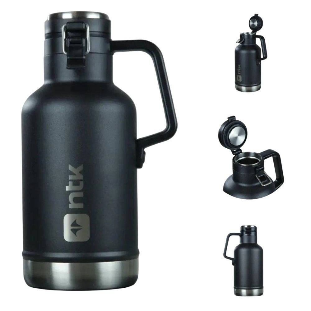 Garrafa Térmica Inox 1,9L Preta NAUTIKA