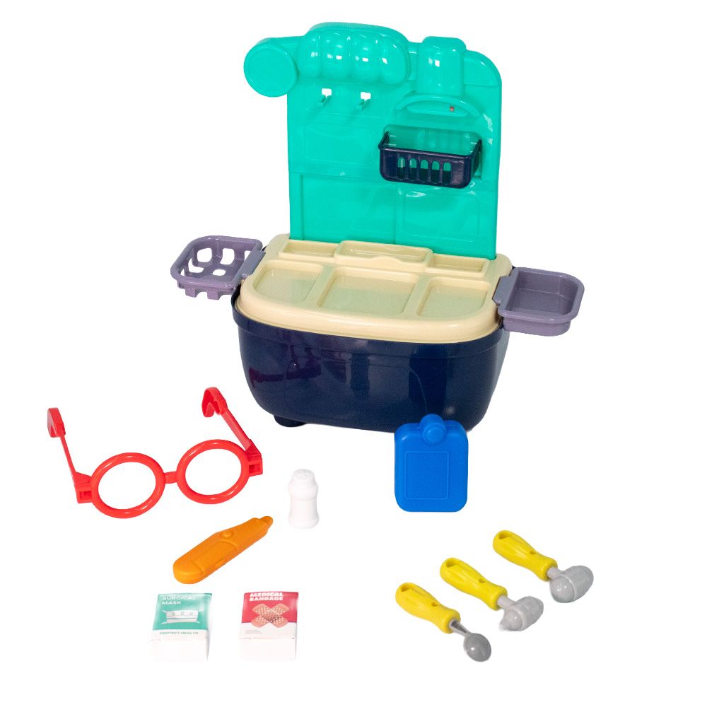 Maleta de Médico Infantil Brinquedo com Acessórios DDG - Imagem 4
