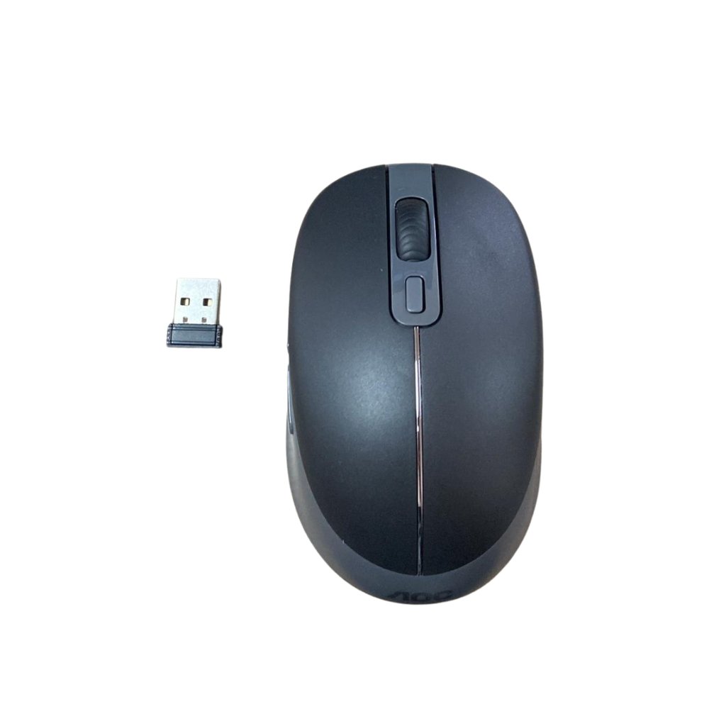 Mouse Sem Fio AOC 1600 DPI Cinza e Preto - Imagem 4