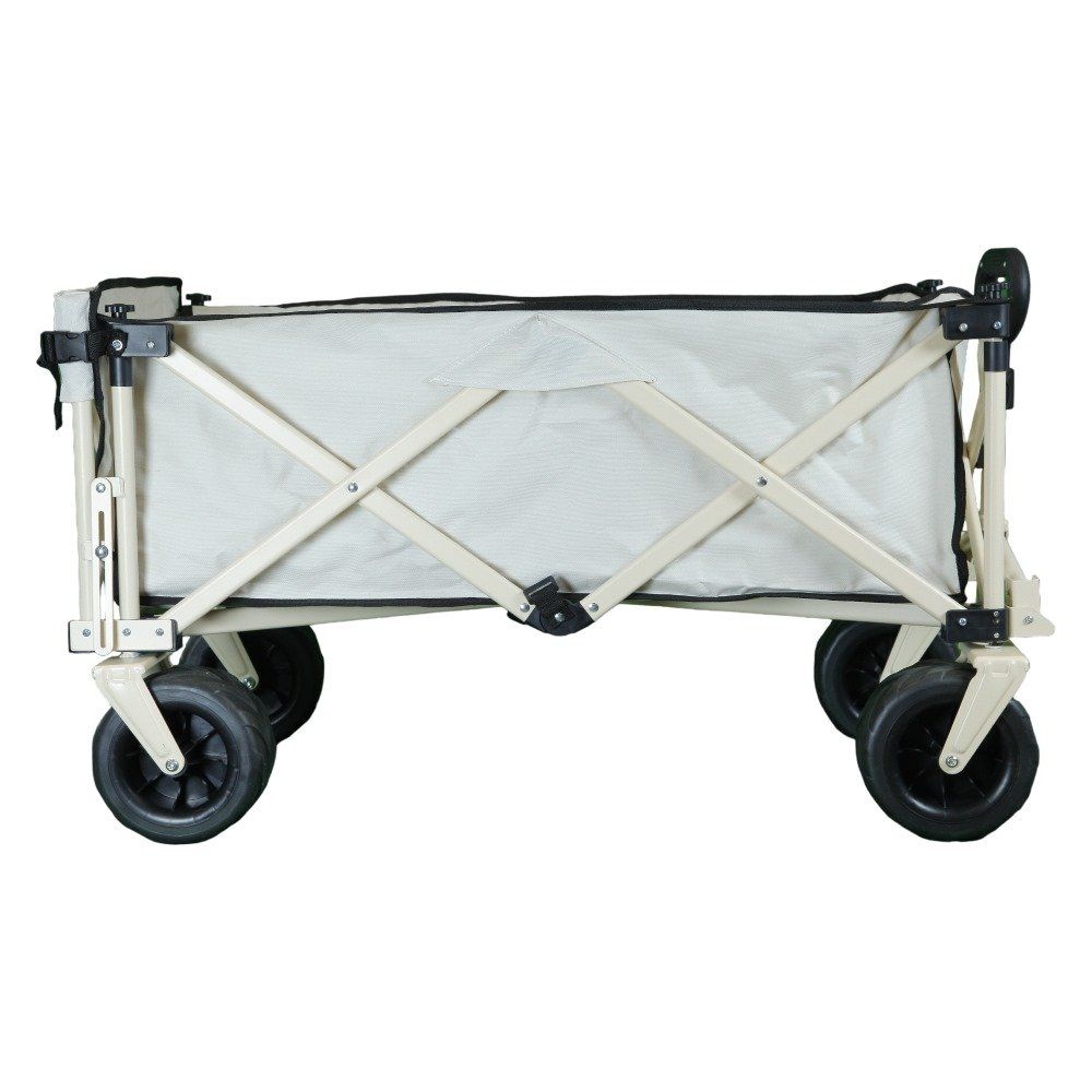 Carrinho de Carga Dobrável 80Kg Multiuso Bege NAUTIKA - Imagem 3
