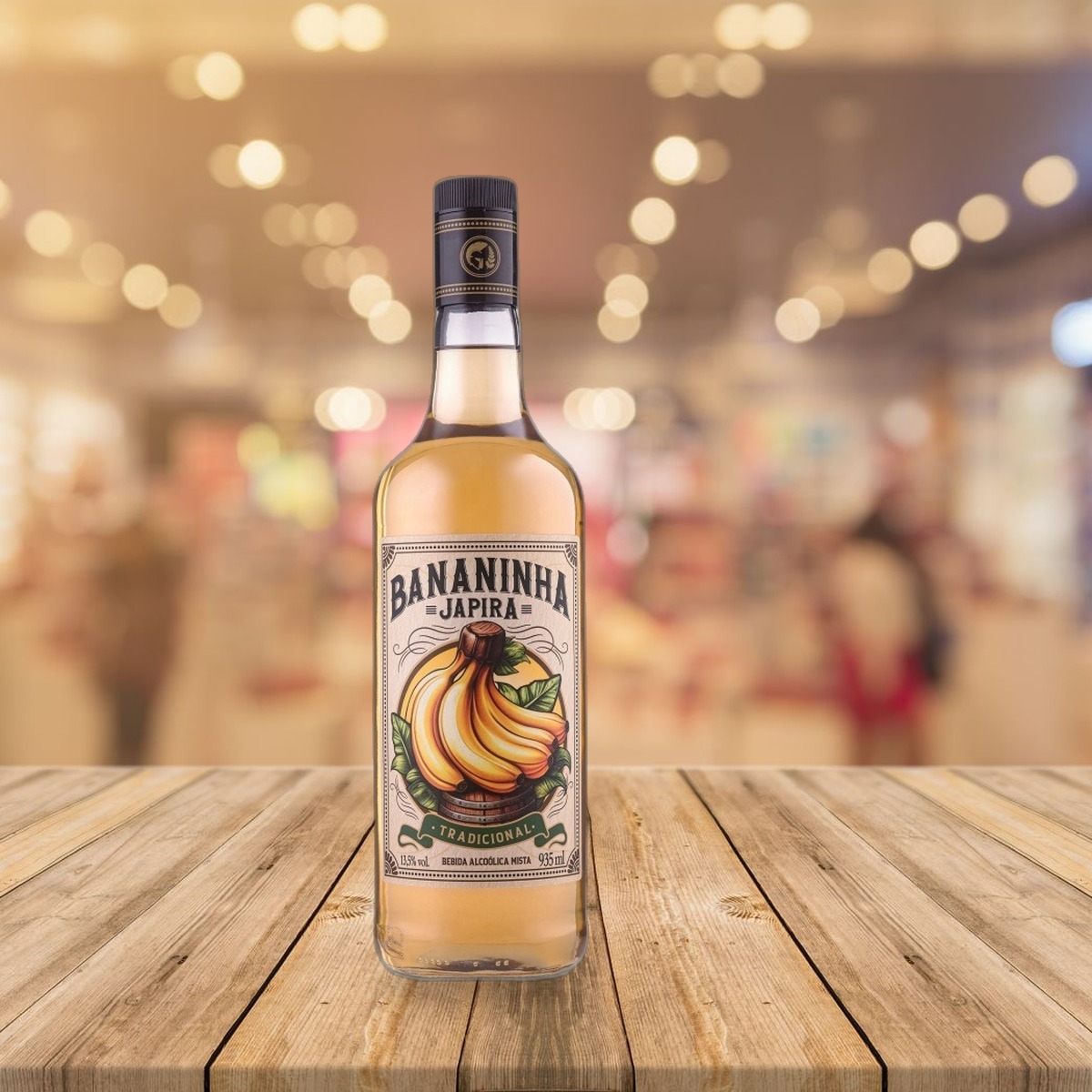 Bebida Alcoólica Mista Bananinha Japira 935ml - Imagem 2