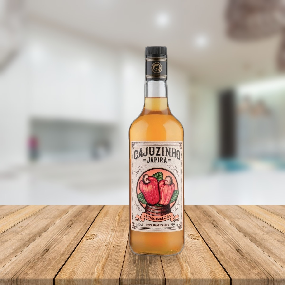 Bebida Alcoólica Mista Cajuzinho Japira 935ml - Imagem 3