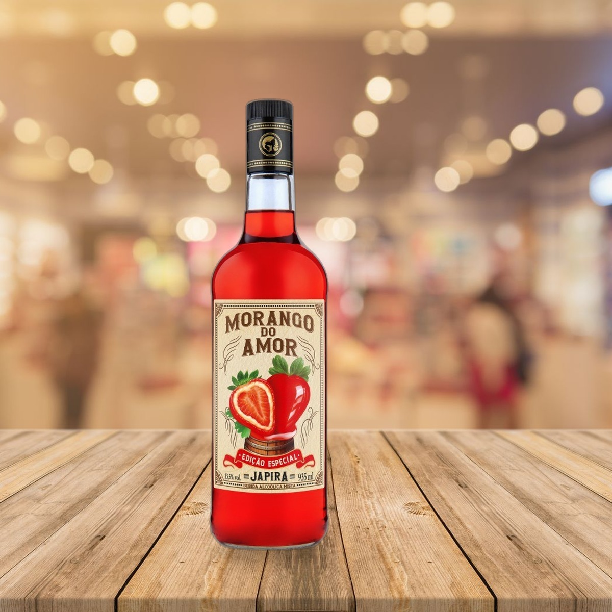 Bebida Alcoólica Mista Morango do Amor Japira 935ml - Imagem 2