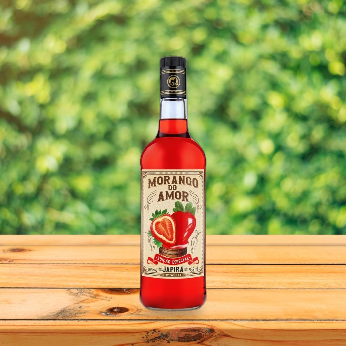 Bebida Alcoólica Mista Morango do Amor Japira 935ml - Imagem 4